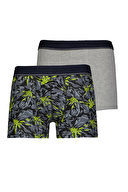 First Company Erkek 2'li Desenli Boxer 2324E001DM