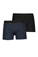 First Company Erkek 2'li Desenli Boxer 2324E003DM