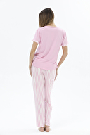 Shefame Kadın Kısa Kollu Pijama Takımı 24KP7004PI