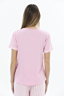 Shefame Kadın Kısa Kollu Pijama Takımı 24KP7004PI