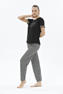 Shefame Kadın Kısa Kollu Pijama Takımı 24KP7005PI