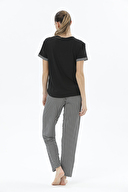 Shefame Kadın Kısa Kollu Pijama Takımı 24KP7005PI