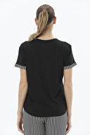 Shefame Kadın Kısa Kollu Pijama Takımı 24KP7005PI