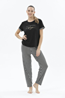 Shefame Kadın Kısa Kollu Pijama Takımı 24KP7005PI