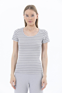 Shefame Kadın Çizgili Pijama Takımı 241OZB3