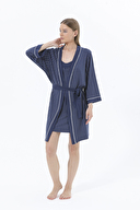 Shefame Kadın Askılı Gecelik Sabahlık Takımı 241OZE1