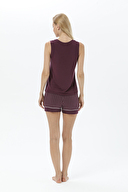 Shefame Kadın Düğmeli Gömlek Yaka Şortlu Pijama Takımı 241OZE4