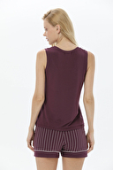 Shefame Kadın Düğmeli Gömlek Yaka Şortlu Pijama Takımı 241OZE4