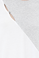 Shefame Blok Detaylı Kısa Kollu İkili Şortlu Takım 241SV20939