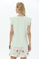 Shefame Baskılı Kolsuz Pijama Takımı 241SV14817