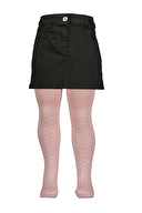 Funfair Kız Çocuk Baklava Desen Kabartmalı Pamuklu Külotlu Çorap 241KL502NC