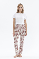 Shefame Kadın Desenli Viskon Pijama Altı 241SVM03