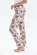 Shefame Kadın Desenli Viskon Pijama Altı 241SVM03