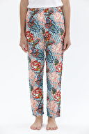 Shefame Kadın Desenli Viskon Pijama Altı 241SVM08