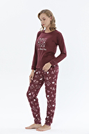 Shefame Kadın Desenli Termal Pijama Takımı 242KTP7010PI