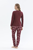 Shefame Kadın Desenli Termal Pijama Takımı 242KTP7010PI