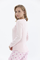 Shefame Kadın Donut Desenli Termal Pijama Takımı 242KTP7014PI