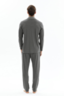 Finesuits Erkek Gömlek Yaka Pijama Takımı 242SV9527