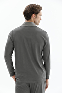 Finesuits Erkek Gömlek Yaka Pijama Takımı 242SV9527