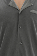 Finesuits Erkek Gömlek Yaka Pijama Takımı 242SV9527