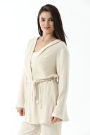 Shefame Kadın Nakışlı Üçlü Pijama Takımı 242SV15340