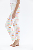 Shefame Kadın Pastel Renkli Çizgi Desenli Pijama Altı 242KTA712PI