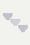 Funfair Kız Çocuk Kedi Desenli Üçlü Slip 2425KC02MD