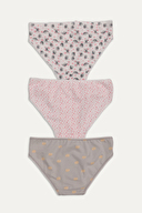 Funfair Kız Çocuk Fare Desenli Üçlü Slip 2425KC03MD