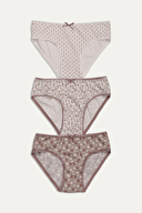 Funfair Kız Çocuk Tavşan Desenli Üçlü Slip 2425KC04MD