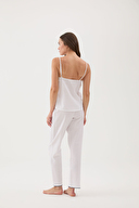 Cottons & Clouds Kadın İp Askılı Çoban Dikiş Pijama Üstü CC9582