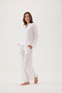 Cottons & Clouds Kadın Refli Pijama Altı CC9222