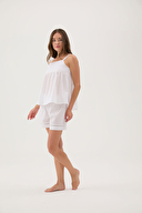 Cottons & Clouds Kadın Refli Mini Şort CC9225