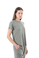 Cottons & Clouds Kadın Kısa Kollu Süprem Pijama Takımı CC7698