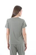 Cottons & Clouds Kadın Kısa Kollu Süprem Pijama Takımı CC7698