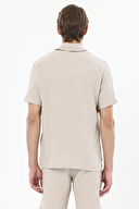 Finesuits Apaş Yaka Kısa Kollu Müslin Şort Takımı 251E15SV