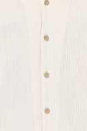 Finesuits Apaş Yaka Kısa Kollu Müslin Şort Takımı 251E15SV