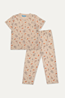 Funfair Erkek Çocuk Kısa Kollu Full Baskılı Pijama Takımı 251EC02PL