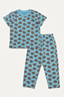 Funfair Erkek Çocuk Kısa Kollu Full Baskılı Pijama Takımı 251EC04PL