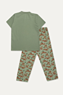 Funfair Erkek Çocuk Kısa Kollu Baskılı Pijama Takımı 251EC07PL