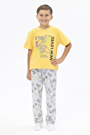 Funfair Erkek Çocuk Kısa Kollu Baskılı Pijama Takımı 251EC09PL