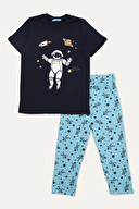 Funfair Erkek Çocuk Kısa Kollu Baskılı Pijama Takımı 251EC11PL