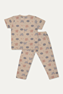 Funfair Kız Çocuk Kısa Kollu Full Baskılı Pijama Takımı 251KC02PL