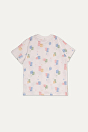 Funfair Kız Çocuk Kısa Kollu Full Baskılı Pijama Takımı 251KC03PL