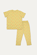 Funfair Kız Çocuk Kısa Kollu Full Baskılı Pijama Takımı 251KC07PL