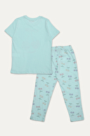 Funfair Kız Çocuk Kısa Kollu Baskılı Pijama Takımı 251KC09PL