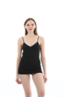 Cottons & Clouds Kadın Tekli İp Askılı M Yaka Atlet CC1403