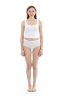 Cottons & Clouds Kadın Üçlü Yüksek Bel Slip CC1577