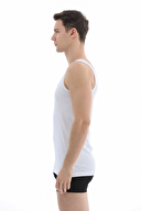 Cottons & Clouds Erkek İkili Ribanalı U Yaka Kalın Askılı Atlet CC9485