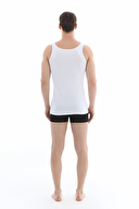 Cottons & Clouds Erkek İkili Ribanalı U Yaka Kalın Askılı Atlet CC9485