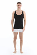 Cottons & Clouds Erkek İkili Ribanalı U Yaka Kalın Askılı Atlet CC9485